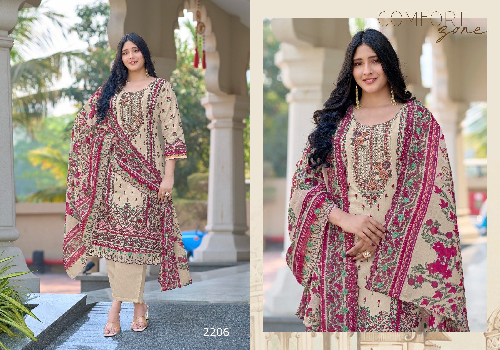 MARYAM VOL 22 AMBICA TEX (cotton Dupatta) - Image 7