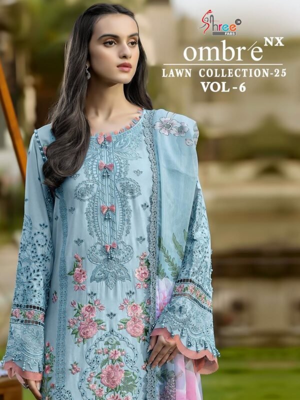 OMBRE LAWN COLLECTION 2025 VOL6 NX SHREE