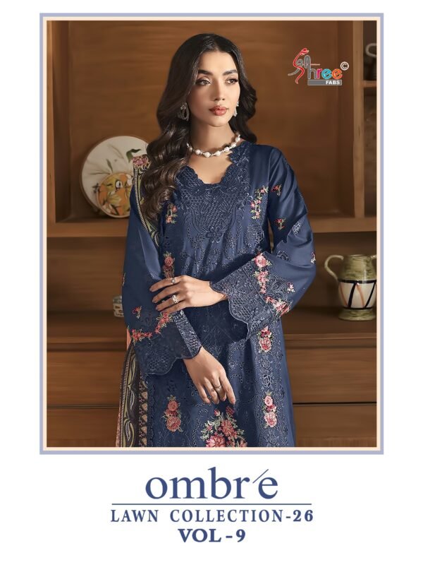 OMBRE LAWN COLLECTION VOL 9 SHREE