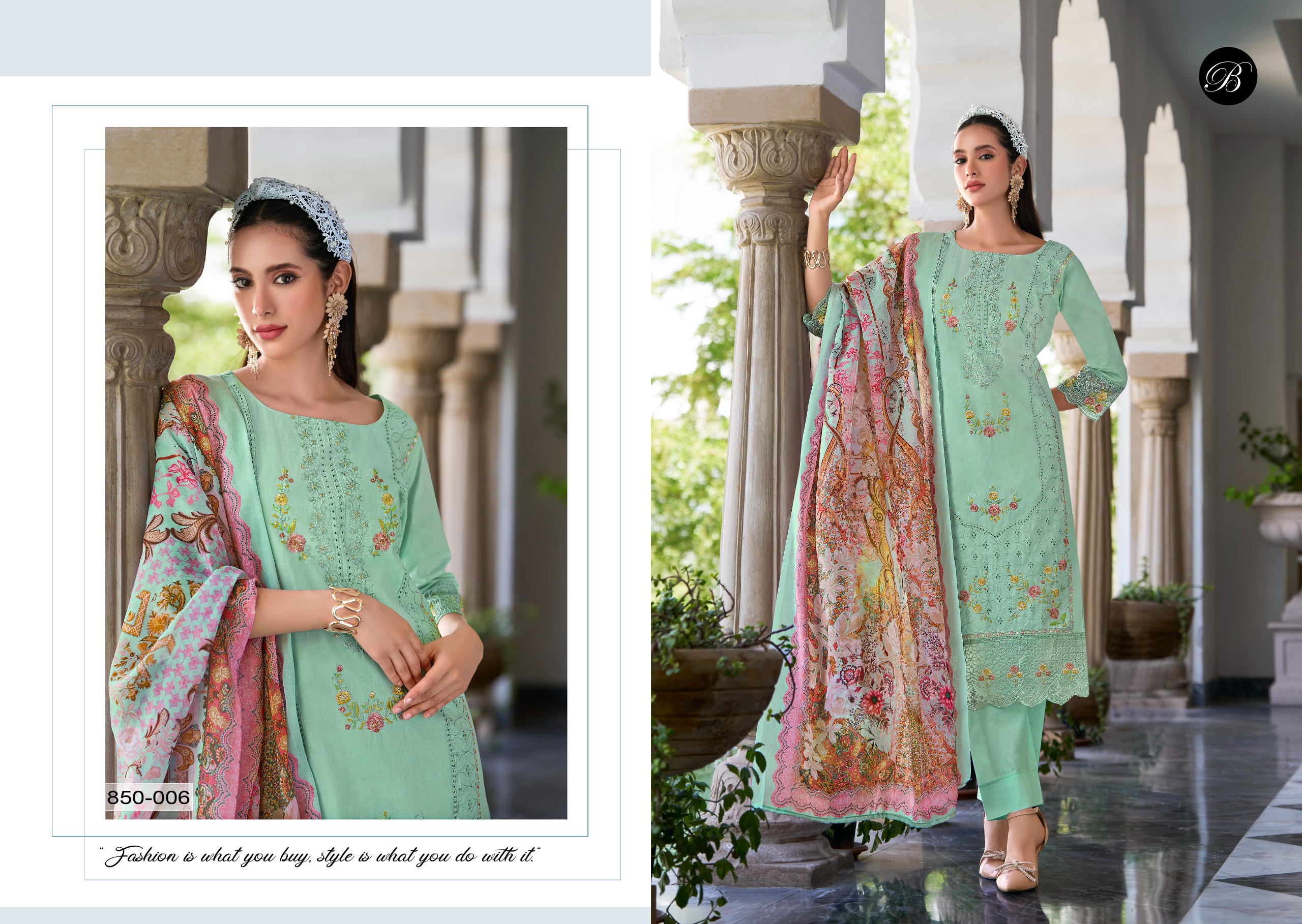 OMBRE ZOYA VOL 2 BELLIZA (Cotton Dupatta) - Image 14