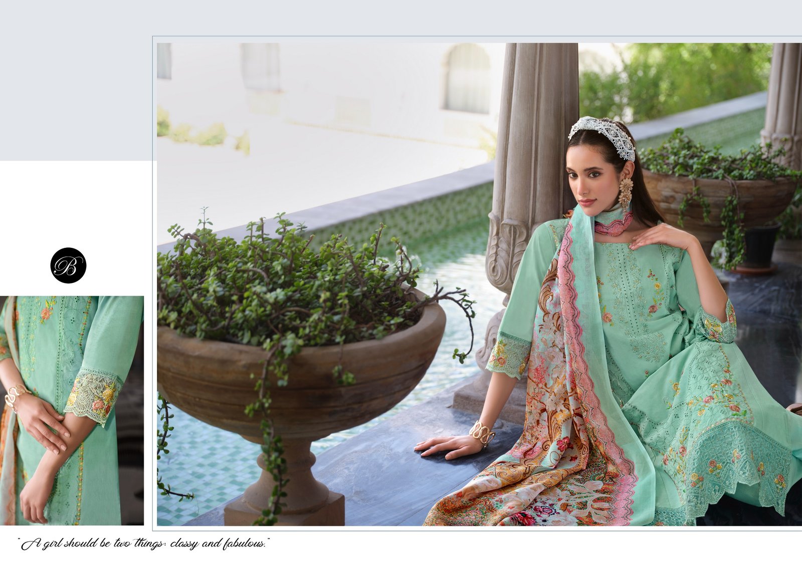 OMBRE ZOYA VOL 2 BELLIZA (Cotton Dupatta) - Image 5