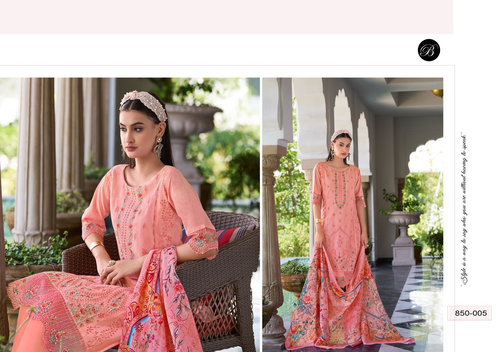 OMBRE ZOYA VOL 2 BELLIZA (Cotton Dupatta) - Image 7