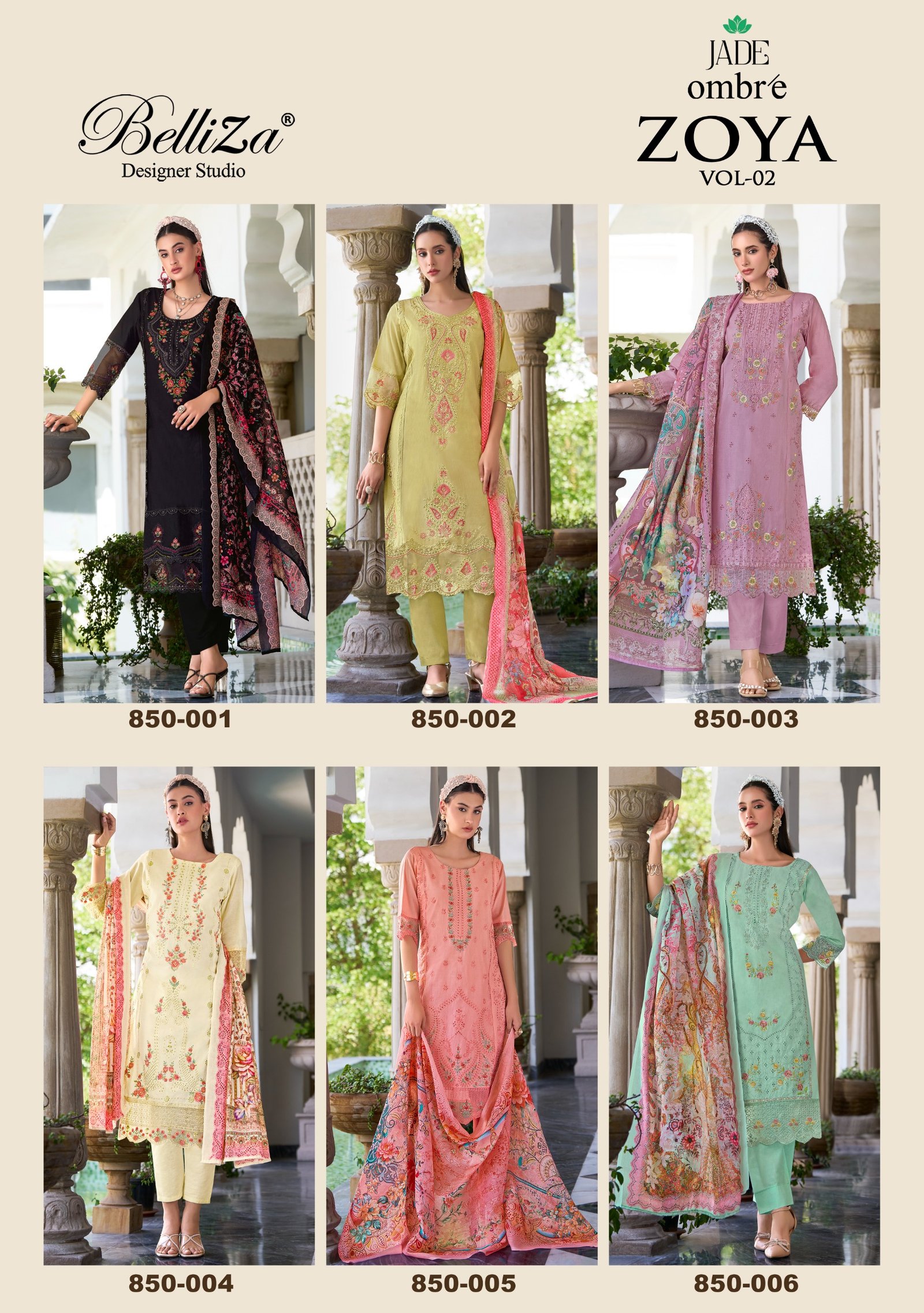 OMBRE ZOYA VOL 2 BELLIZA (Cotton Dupatta) - Image 9
