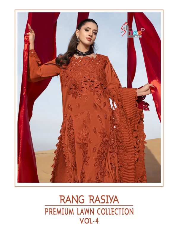 RANG RASIYA PREMIUM LAWN COLLECTION VOL 4 SHREE
