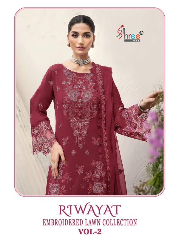 RIWAYAT EMBROIDERED LAWN COLLECTION VOL 2 SHREE