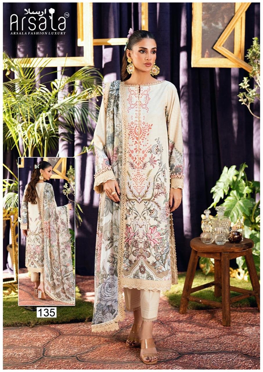 AMARA HEAVY COTTON LUXURY COLLECTION VOL 4 (Cotton Dupatta) READYMADE - Image 3
