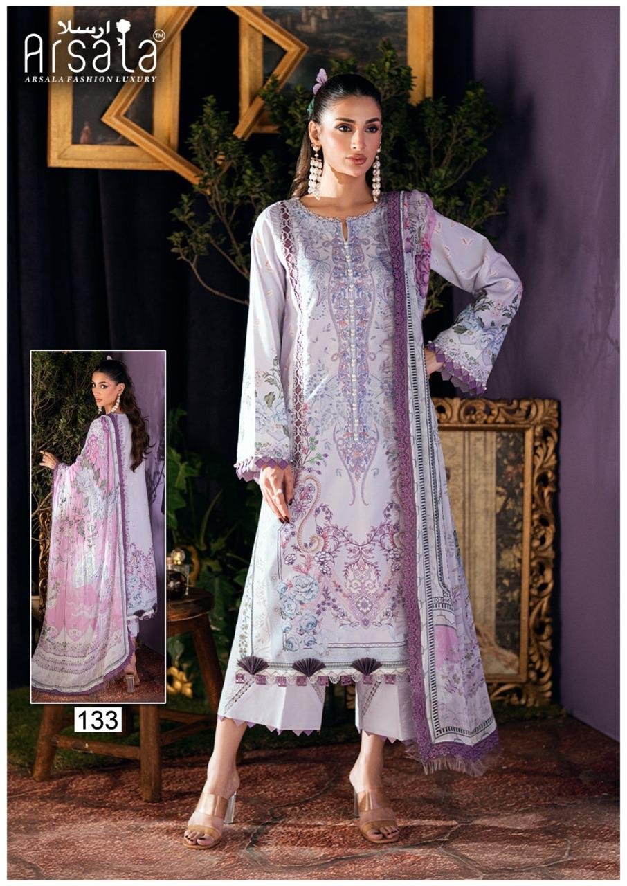 AMARA HEAVY COTTON LUXURY COLLECTION VOL 4 (Cotton Dupatta) READYMADE - Image 5