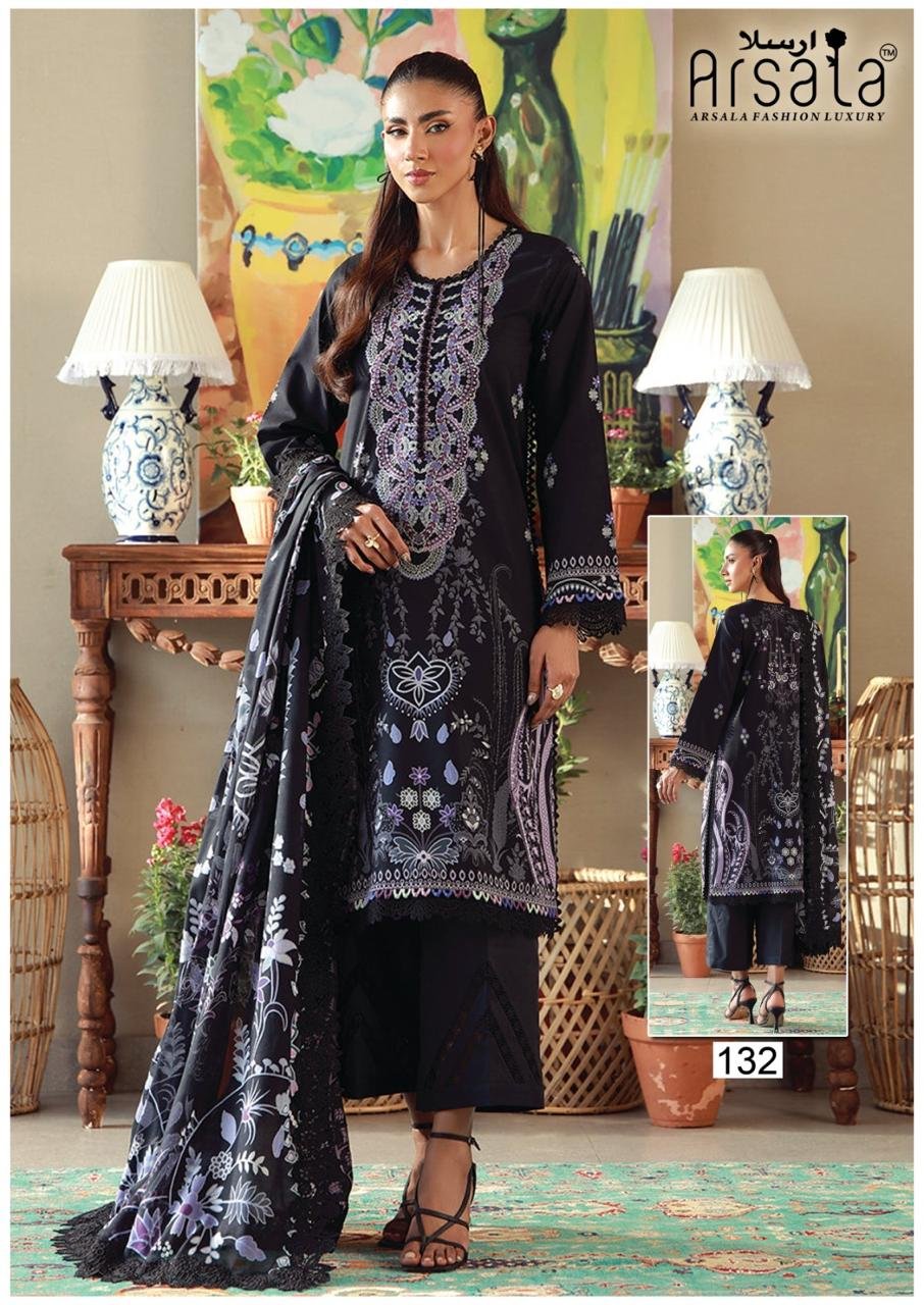 AMARA HEAVY COTTON LUXURY COLLECTION VOL 4 (Cotton Dupatta) READYMADE - Image 6