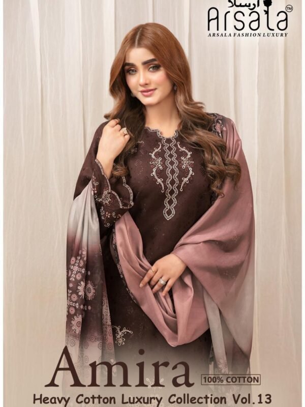 AMIRA HEAVY COTTON LUXURY COLLECTION VOL 13 ARSALA FASHION