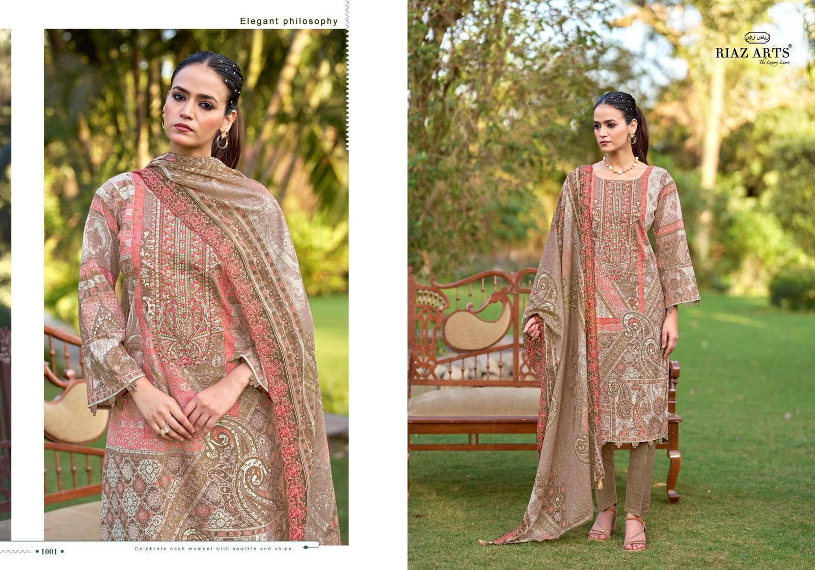 BIN SAEED FARMAISH 2 RIAZ ARTS (Cotton Dupatta) - Image 10