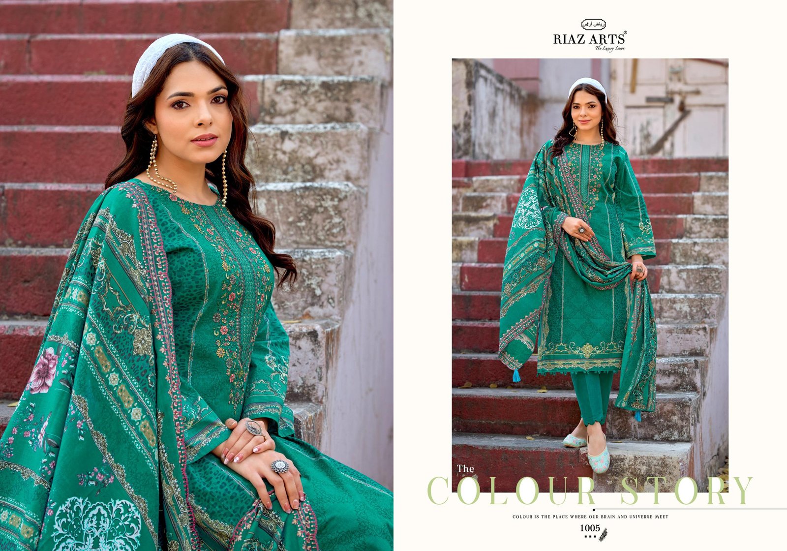 BIN SAEED SURBHI RIAZ ARTS (Cotton Dupatta) - Image 15