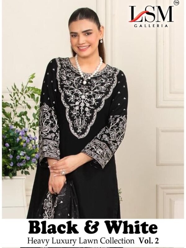 BLACK AND WHITE LUXURY HEAVY LAWN COLLECTION VOL 2 LSM