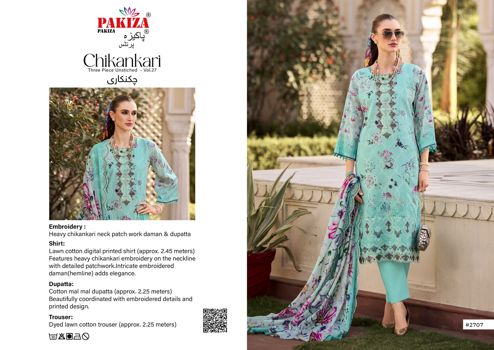 CHIKANKARI VOL 27 BY PAKIZA (Cotton Dupatta) - Image 13
