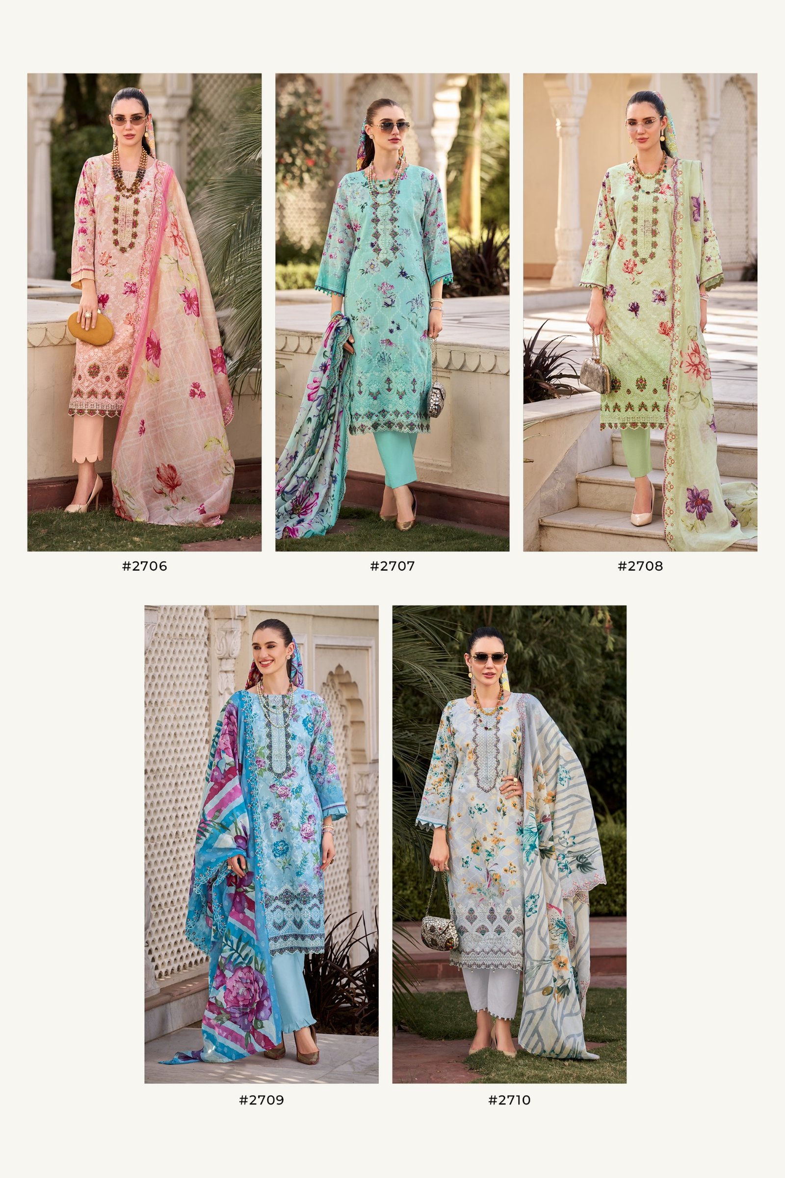 CHIKANKARI VOL 27 BY PAKIZA (Cotton Dupatta) - Image 8