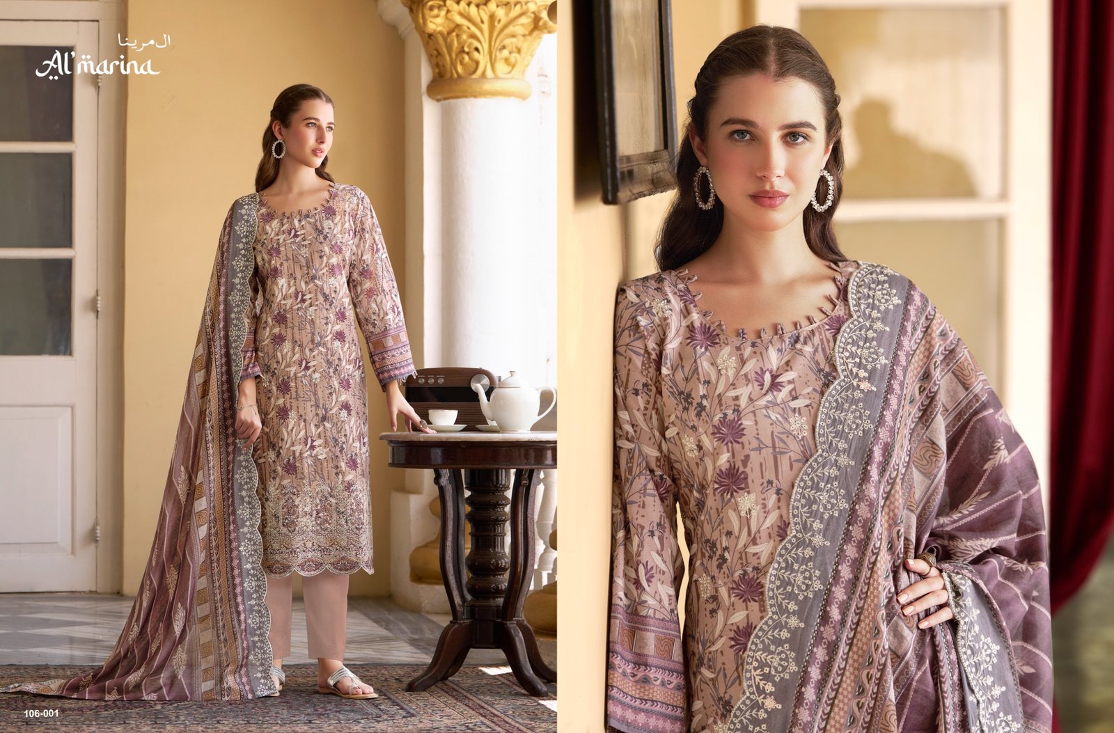 CHIKANKARI VOL 4 ALMARINA (cotton Dupatta) - Image 8