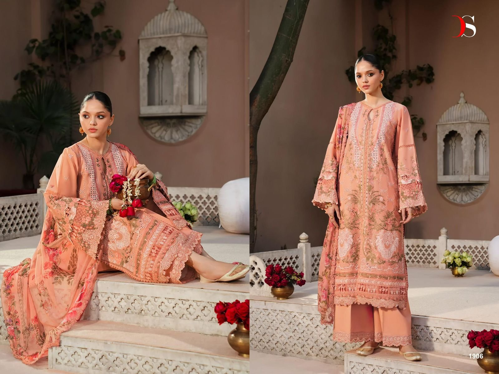 ELAF PREMIUM 4 LUXURY LAWN BY DEEPSY SUITS (Kota Dupatta) - Image 10