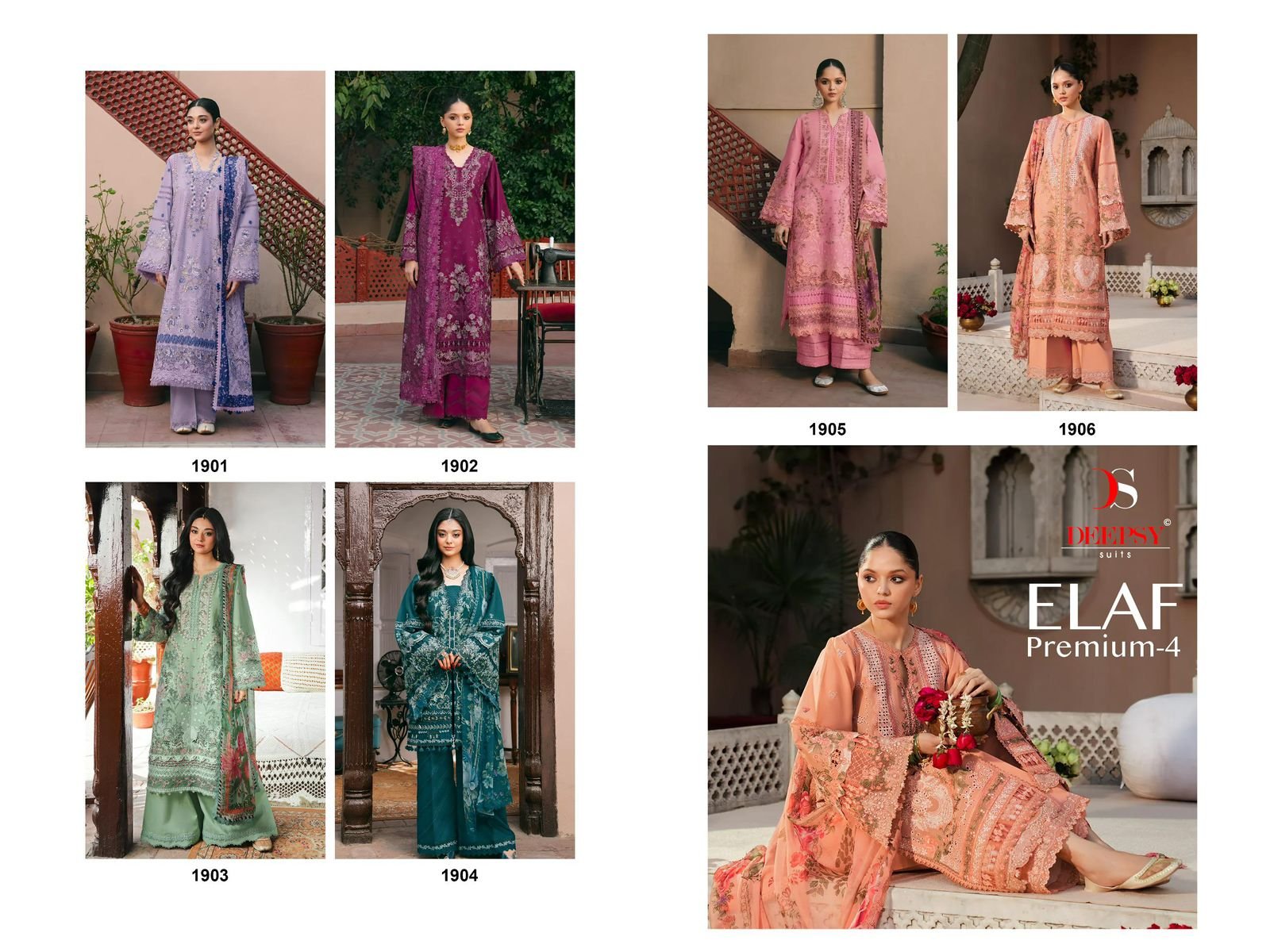 ELAF PREMIUM 4 LUXURY LAWN BY DEEPSY SUITS (Kota Dupatta) - Image 12