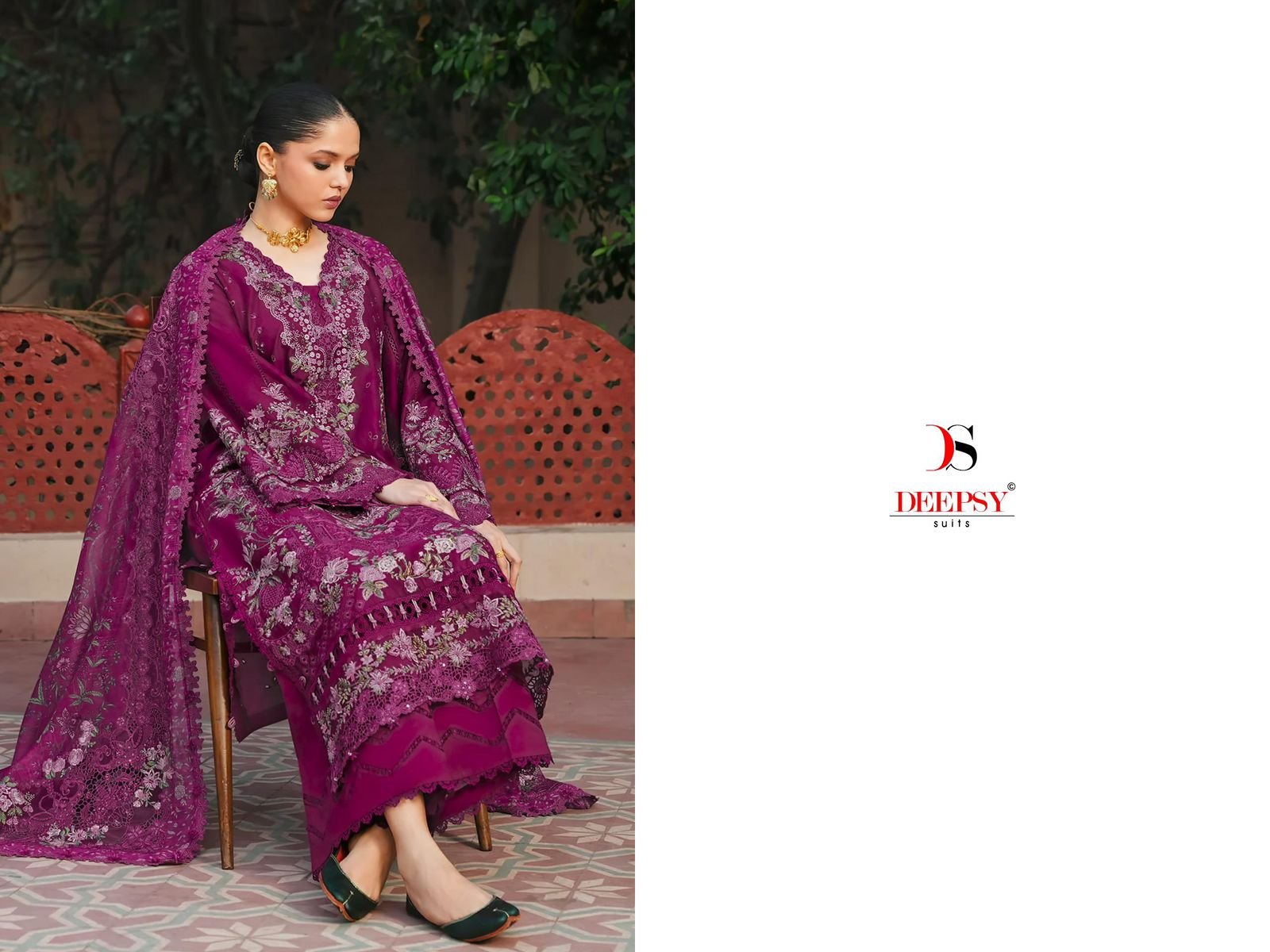 ELAF PREMIUM 4 LUXURY LAWN BY DEEPSY SUITS (Kota Dupatta) - Image 3