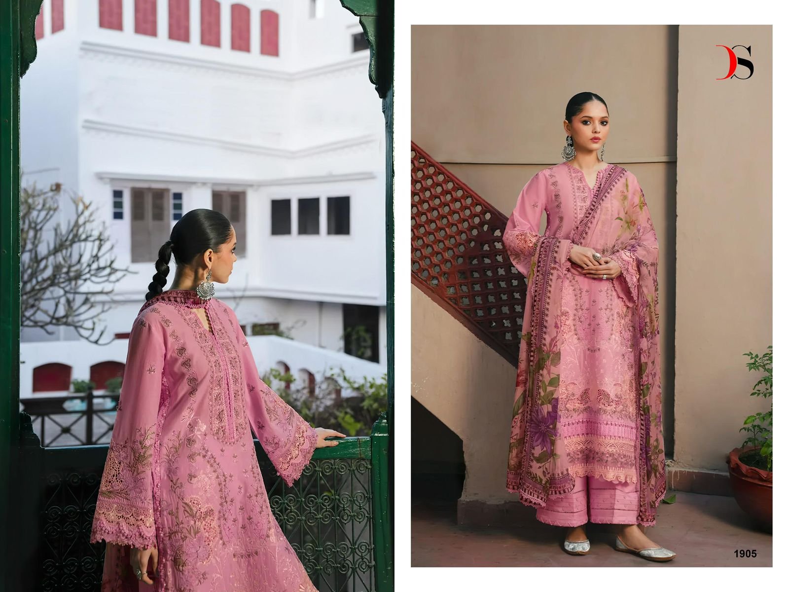 ELAF PREMIUM 4 LUXURY LAWN BY DEEPSY SUITS (Kota Dupatta) - Image 9