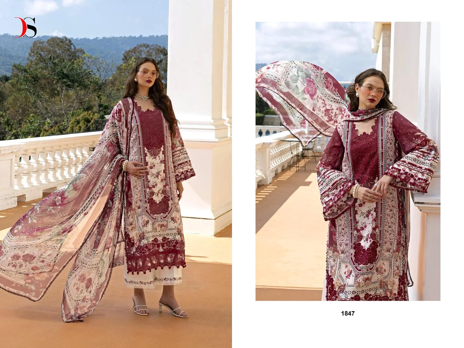 ELAF SIGNATURE NX DEEPSY SUITS (Cotton Dupatta) - Image 3