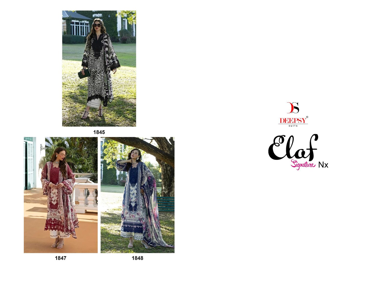 ELAF SIGNATURE NX DEEPSY SUITS (Cotton Dupatta) - Image 7