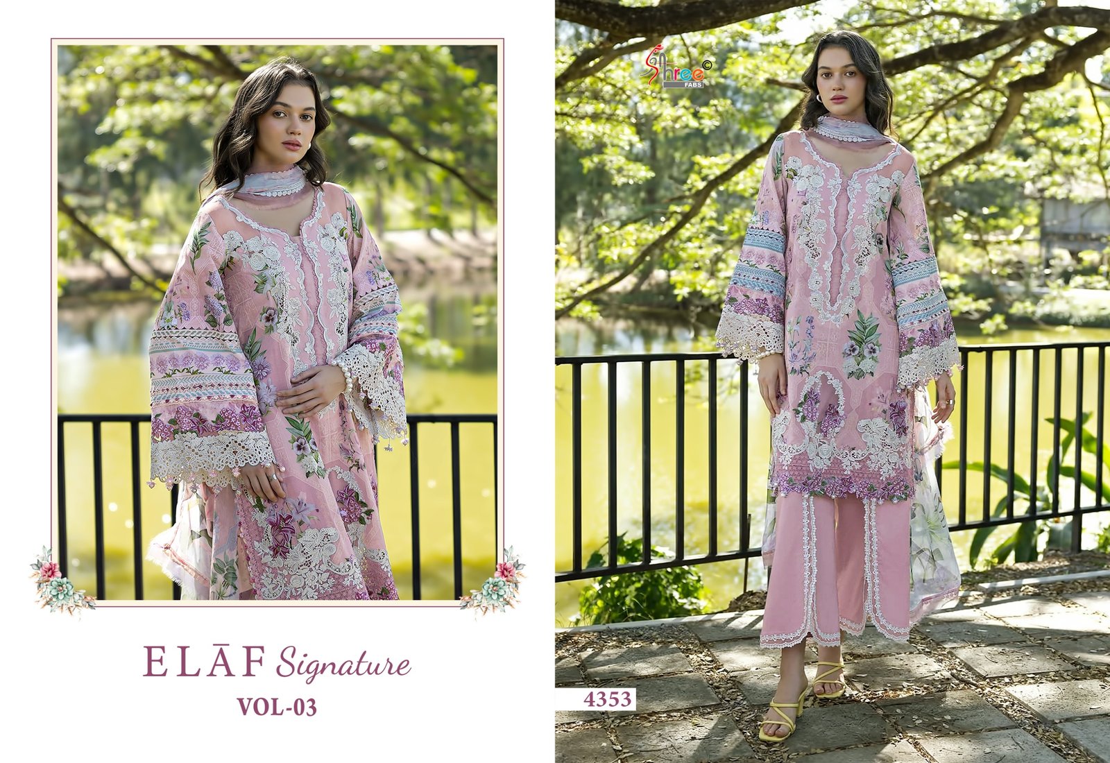 ELAF SIGNATURE VOL 3 SHREE (Chiffon Dupatta) - Image 6