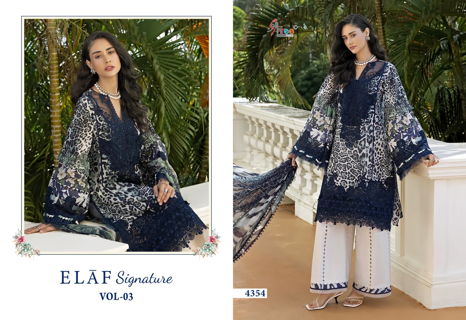 ELAF SIGNATURE VOL 3 SHREE (Chiffon Dupatta) - Image 8