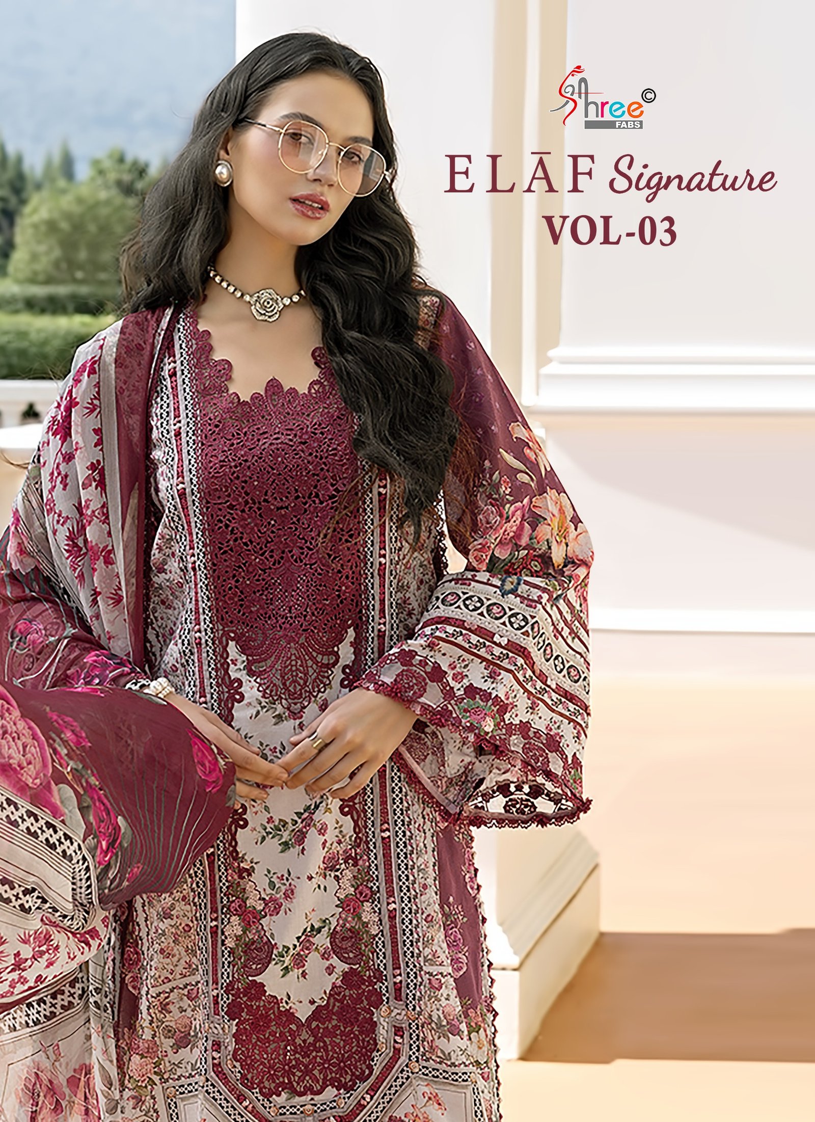 ELAF SIGNATURE VOL 3 SHREE (Chiffon Dupatta) - Image 11