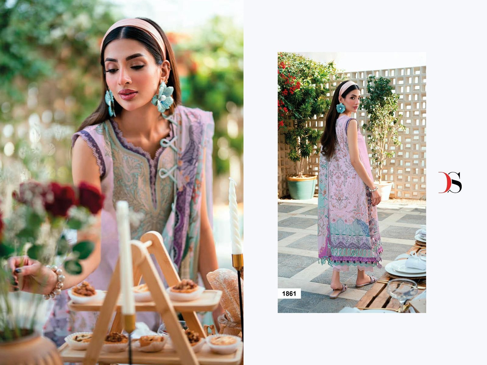 JADE URBAN LAWN 9 DEEPSY SUITS (Chiffon Dupatta) - Image 13