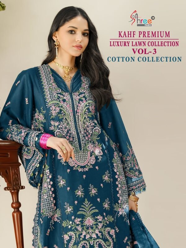 KAHF PREMIUM LUXURY LAWN COLLECTION VOL 3 SHREE
