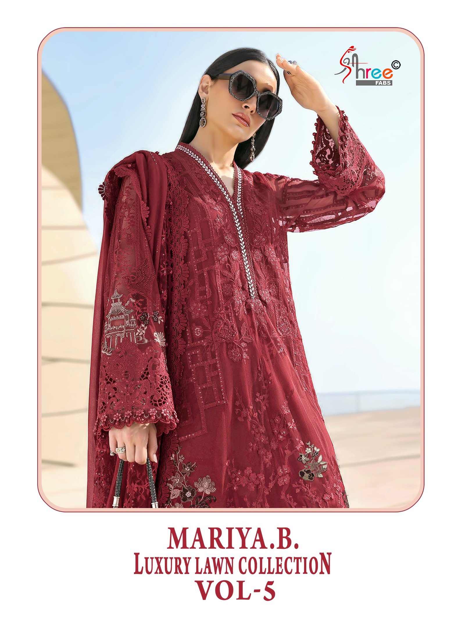 MARIYA.B.LUXURY LAWN COLLECTION VOL 5 SHREE