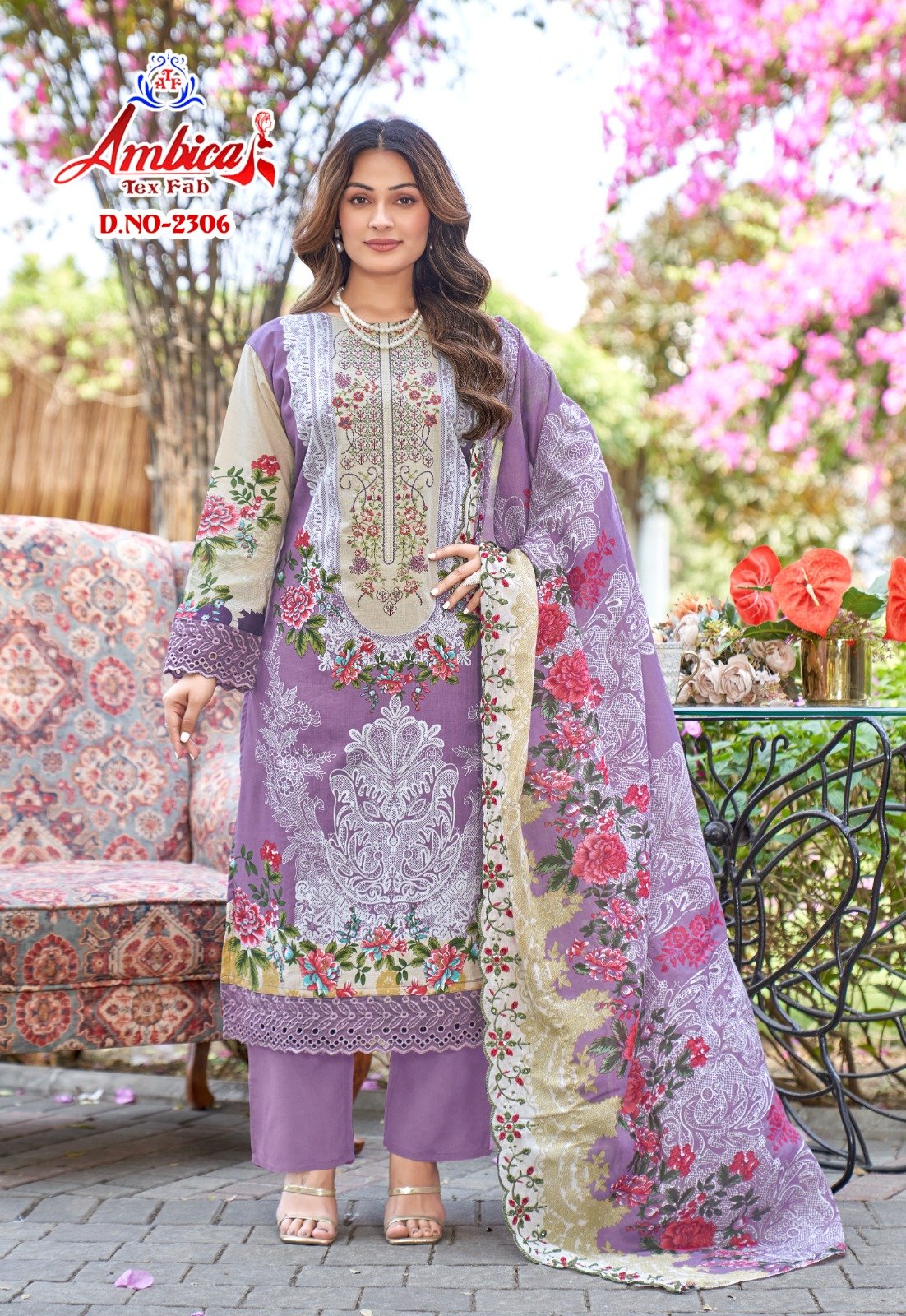 MARYAM 23 AMBICA TEX (cotton Dupatta) - Image 11