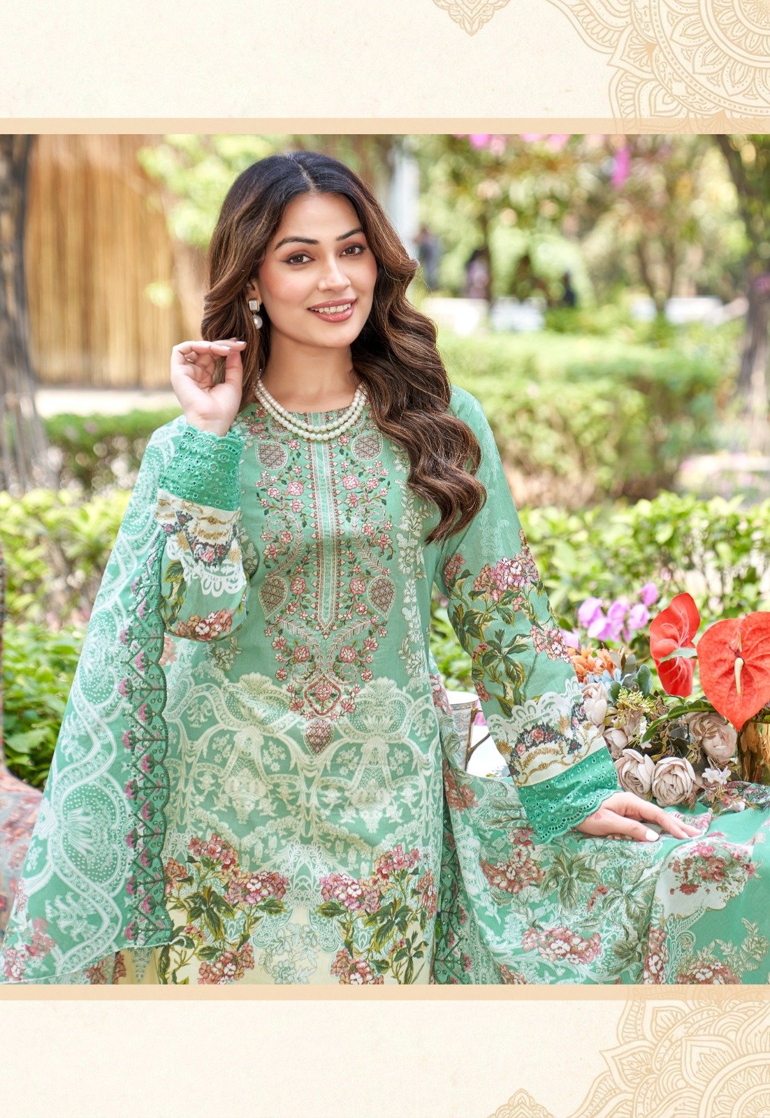 MARYAM 23 AMBICA TEX (cotton Dupatta) - Image 15