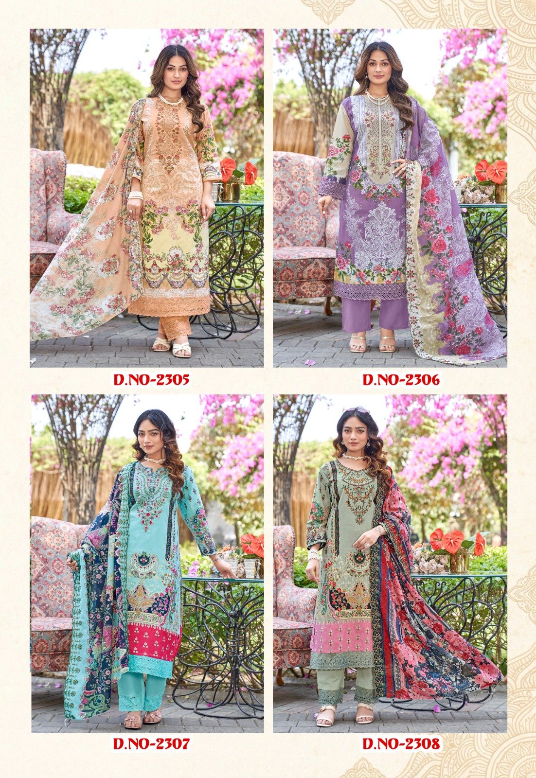 MARYAM 23 AMBICA TEX (cotton Dupatta) - Image 17