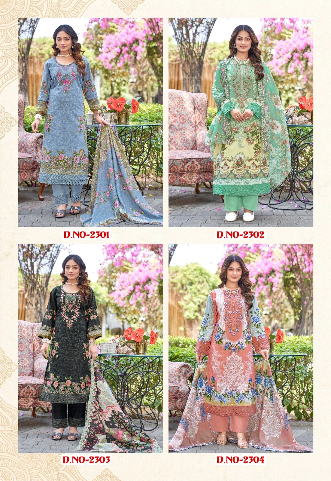 MARYAM 23 AMBICA TEX (cotton Dupatta) - Image 19
