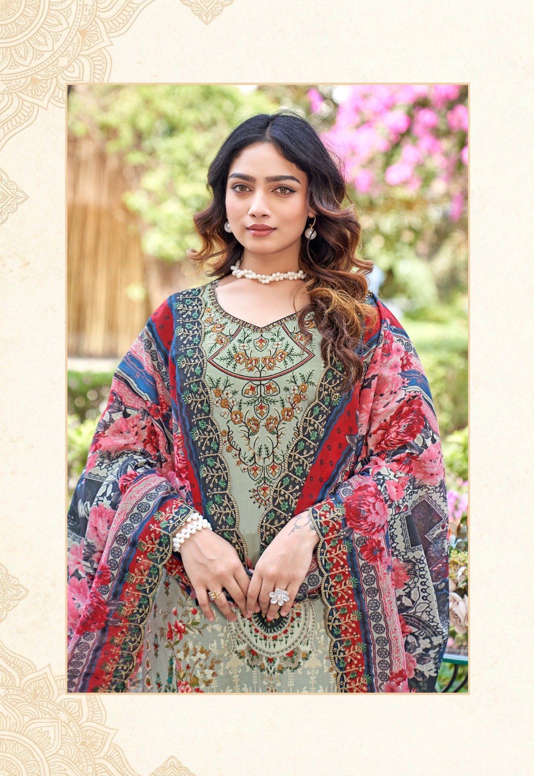 MARYAM 23 AMBICA TEX (cotton Dupatta) - Image 3