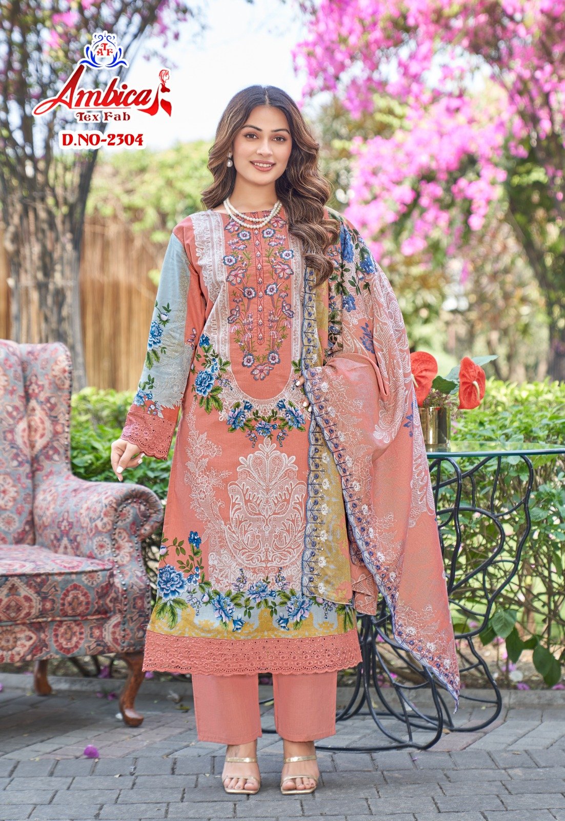 MARYAM 23 AMBICA TEX (cotton Dupatta) - Image 4