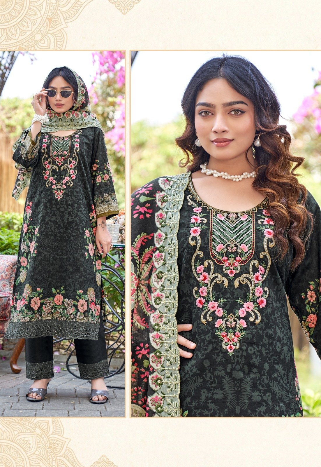 MARYAM 23 AMBICA TEX (cotton Dupatta) - Image 6