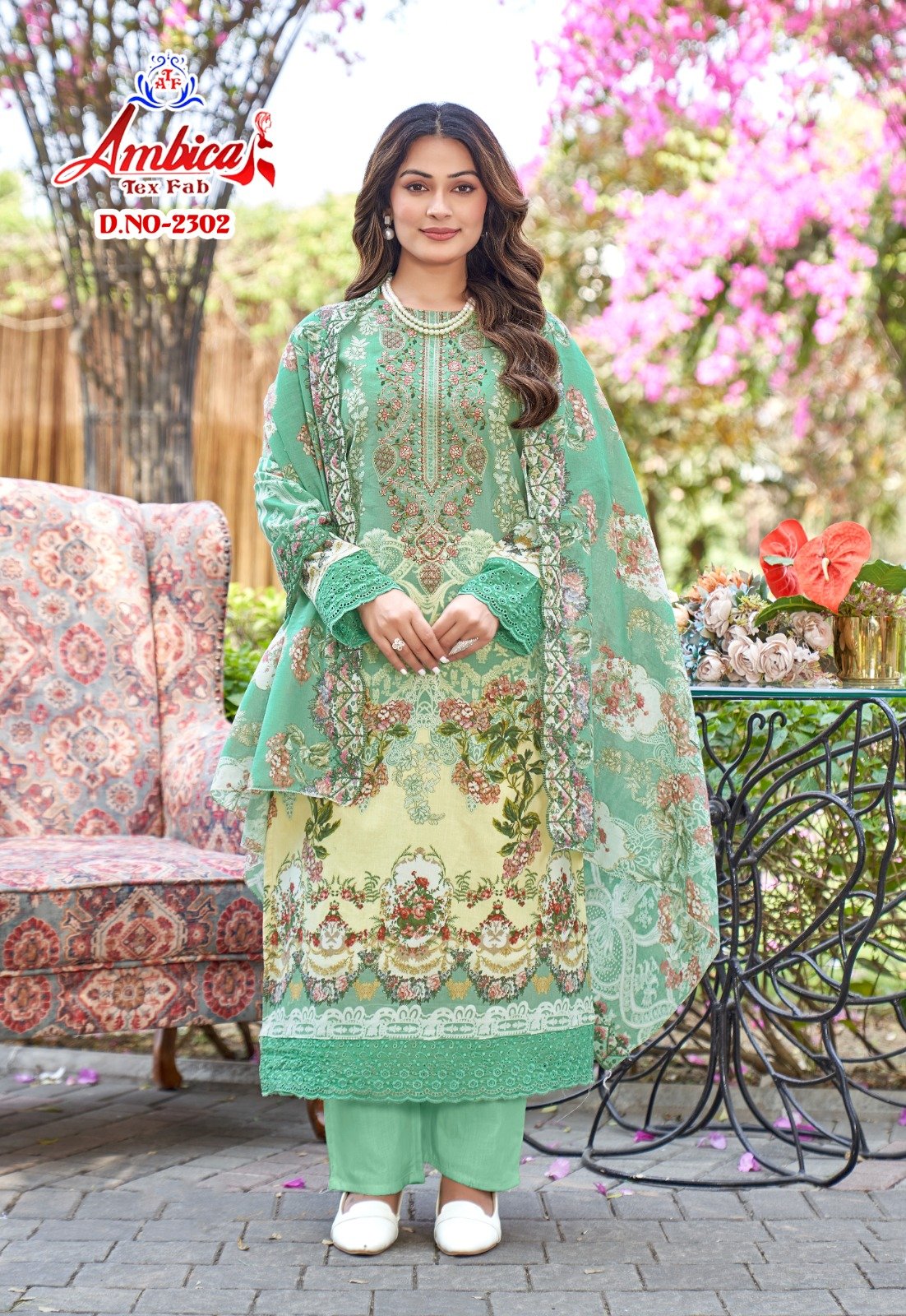 MARYAM 23 AMBICA TEX (cotton Dupatta) - Image 8
