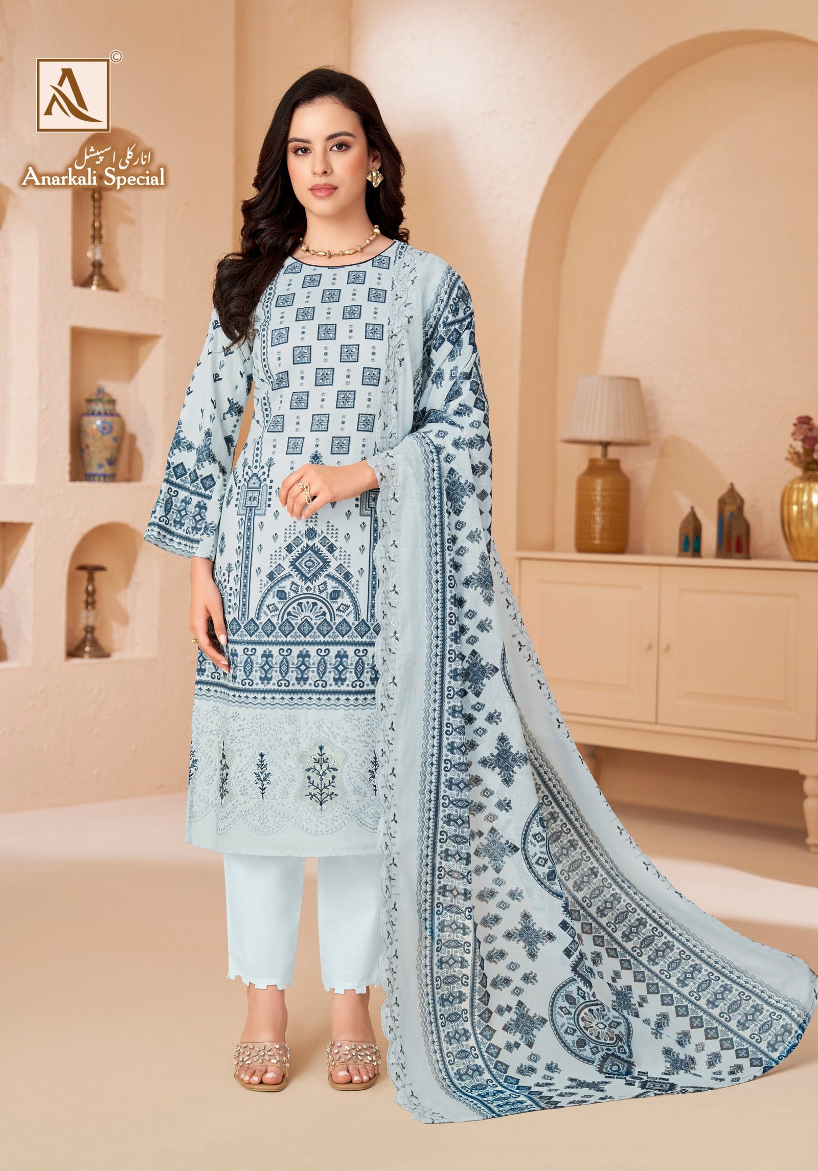 ANARKALI SPECIAL ALOK (Cotton Dupatta) - Image 8