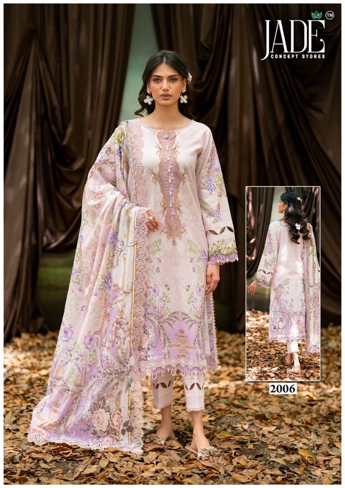 BIN SAEED EXCLUSIVE HEAVY COTTON COLLECTION VOL 20 JADE (Cotton Dupatta) - Image 3