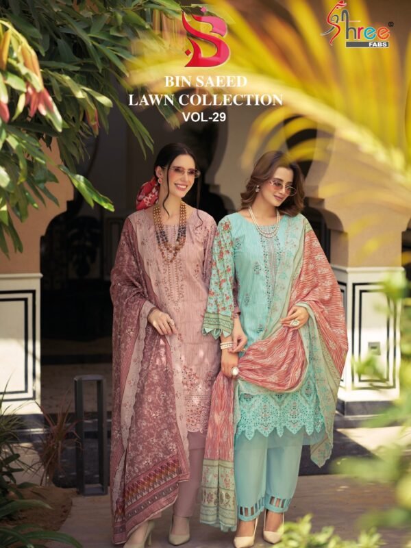 BIN SAEED LAWN COLLECTION VOL 29 SHREE