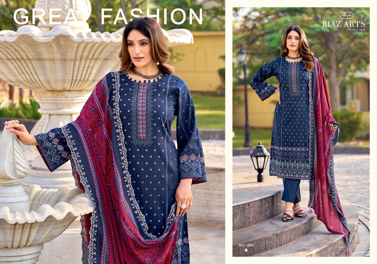 BIN SAEED RIAZ VOL 16 (Cotton Dupatta) - Image 3