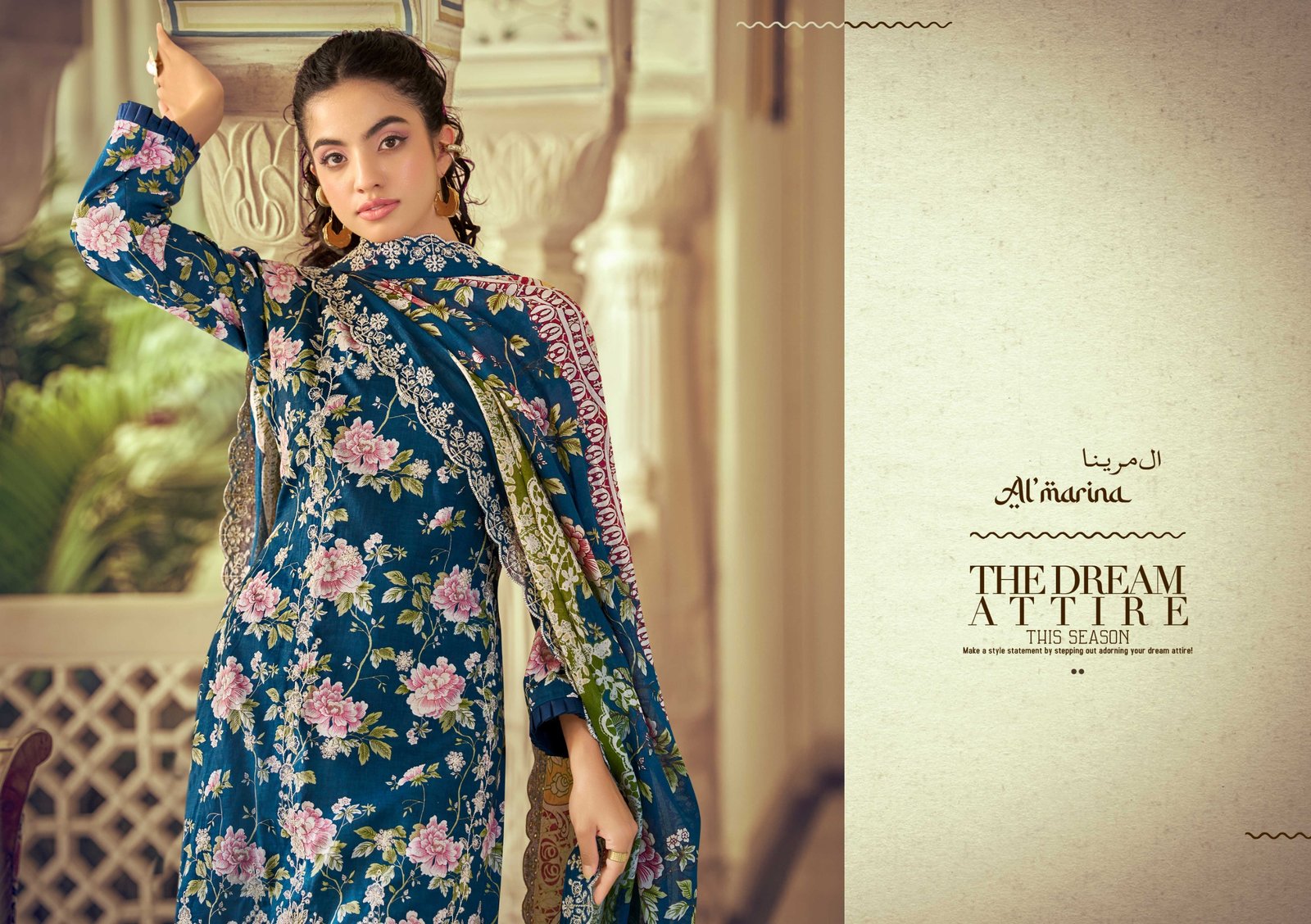 CHIKANKARI VOL 5 ALMARINA (cotton Dupatta) - Image 10