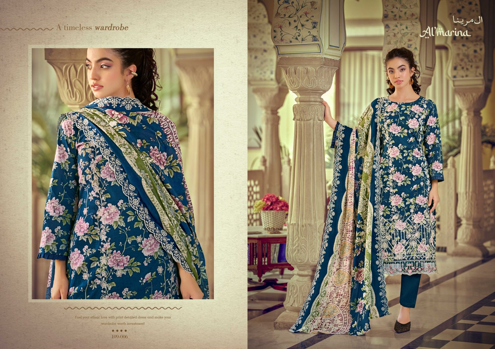 CHIKANKARI VOL 5 ALMARINA (cotton Dupatta) - Image 13