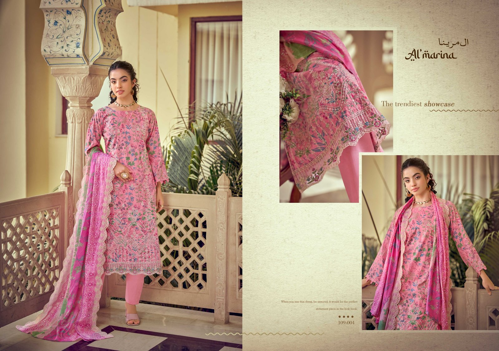 CHIKANKARI VOL 5 ALMARINA (cotton Dupatta) - Image 5
