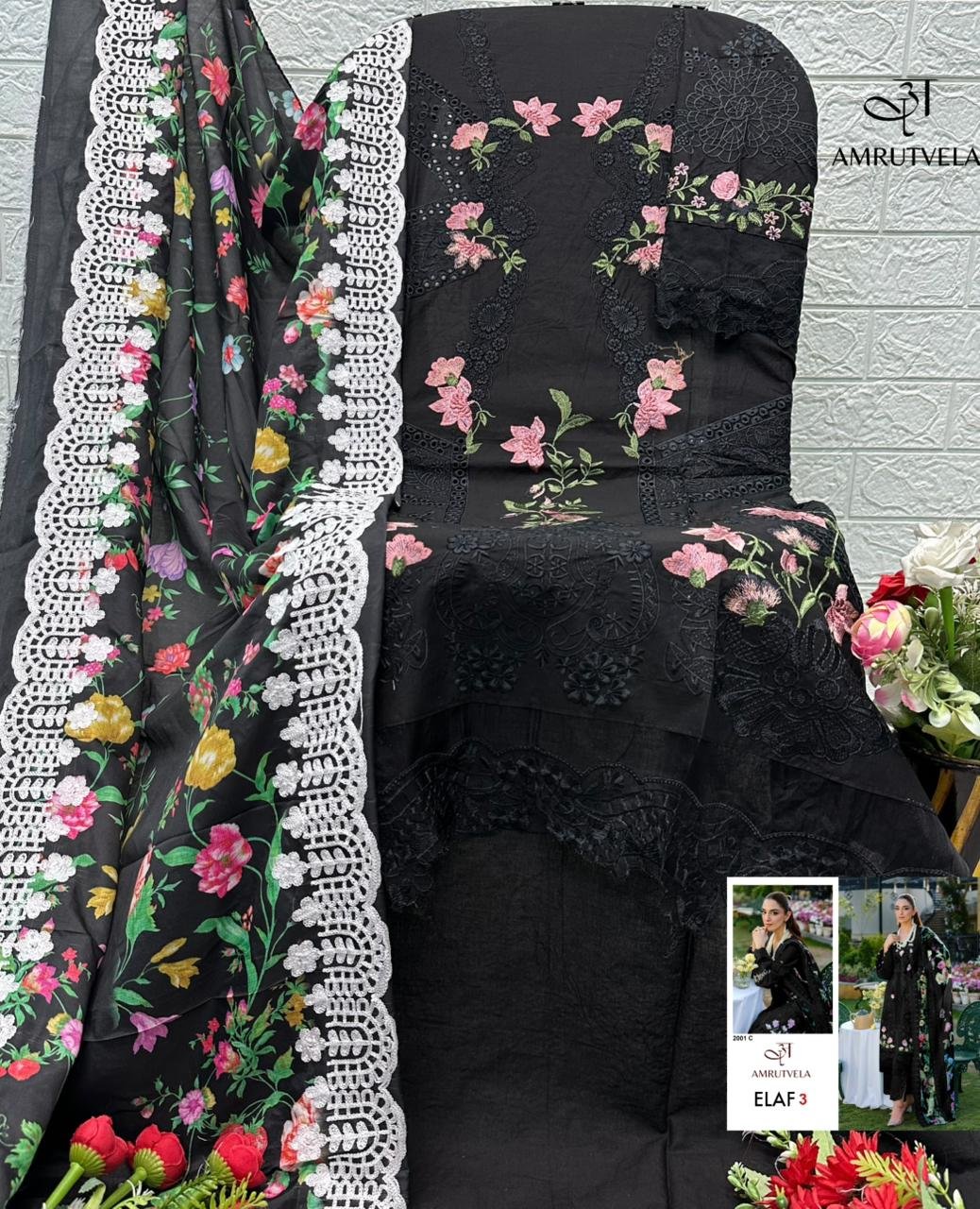 ELAF 3 LUXURY LAWN BY AMRUTVELA - Image 4