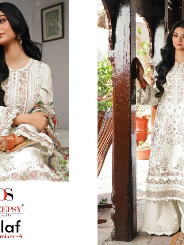 ELAF PREMIUM 4 LUXURY LAWN DEEPSY SUITS 1903