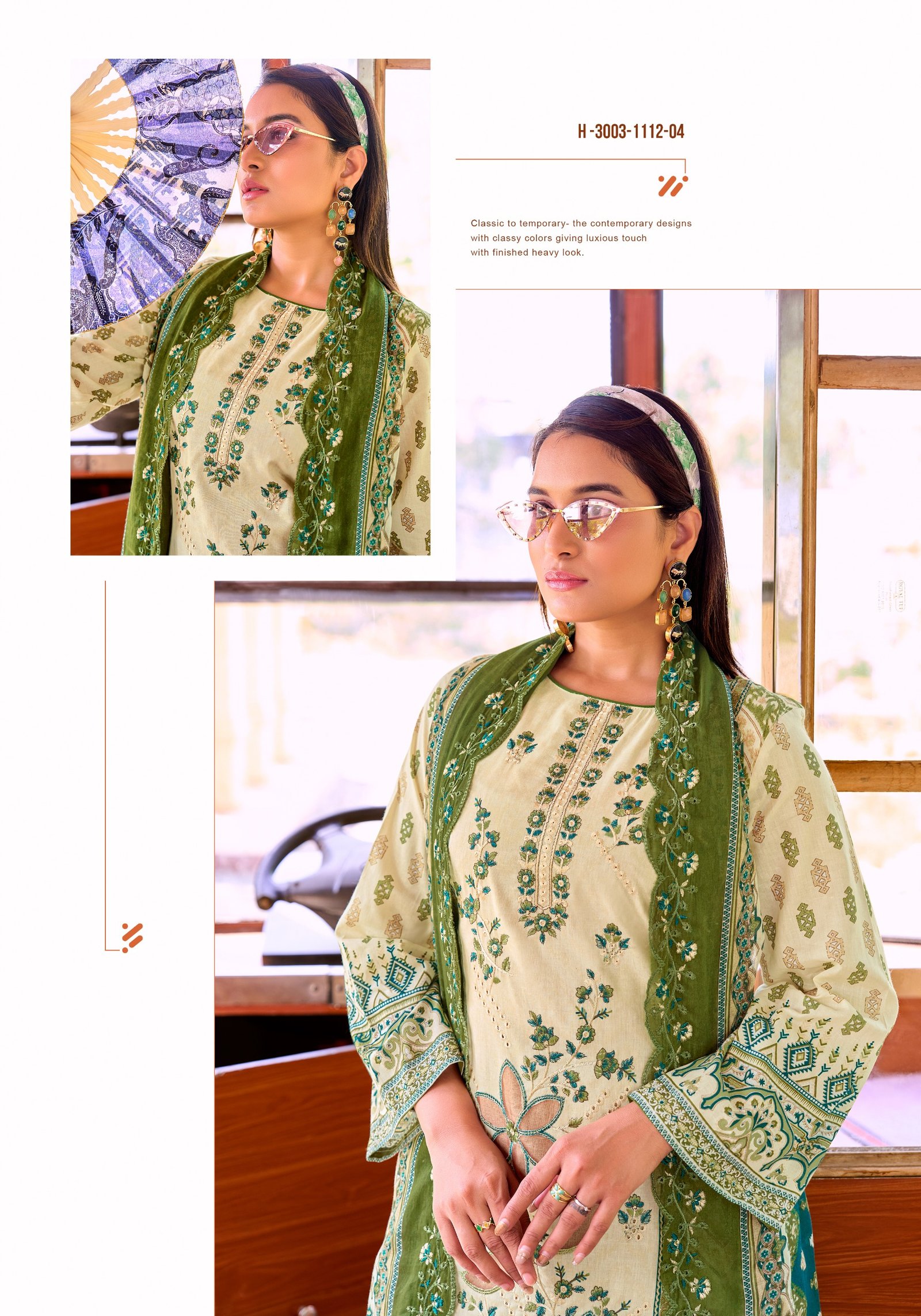 ELAN ROYALE ALOK (Cotton Dupatta) - Image 16