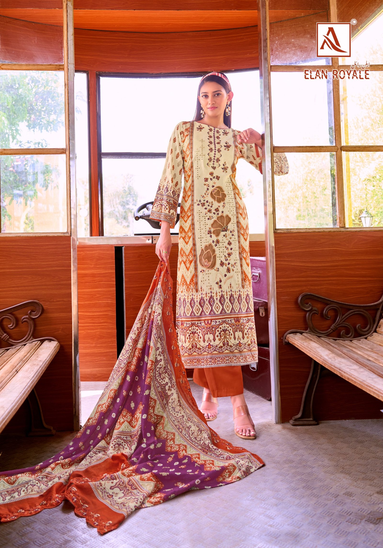 ELAN ROYALE ALOK (Cotton Dupatta) - Image 17